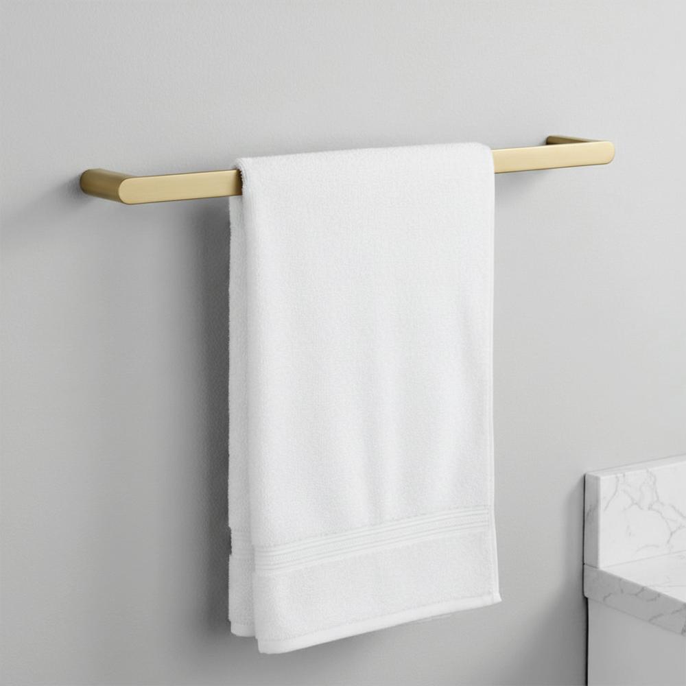 Kylpyhuonetarvikesetti Mati Brush Gold 4 osaa