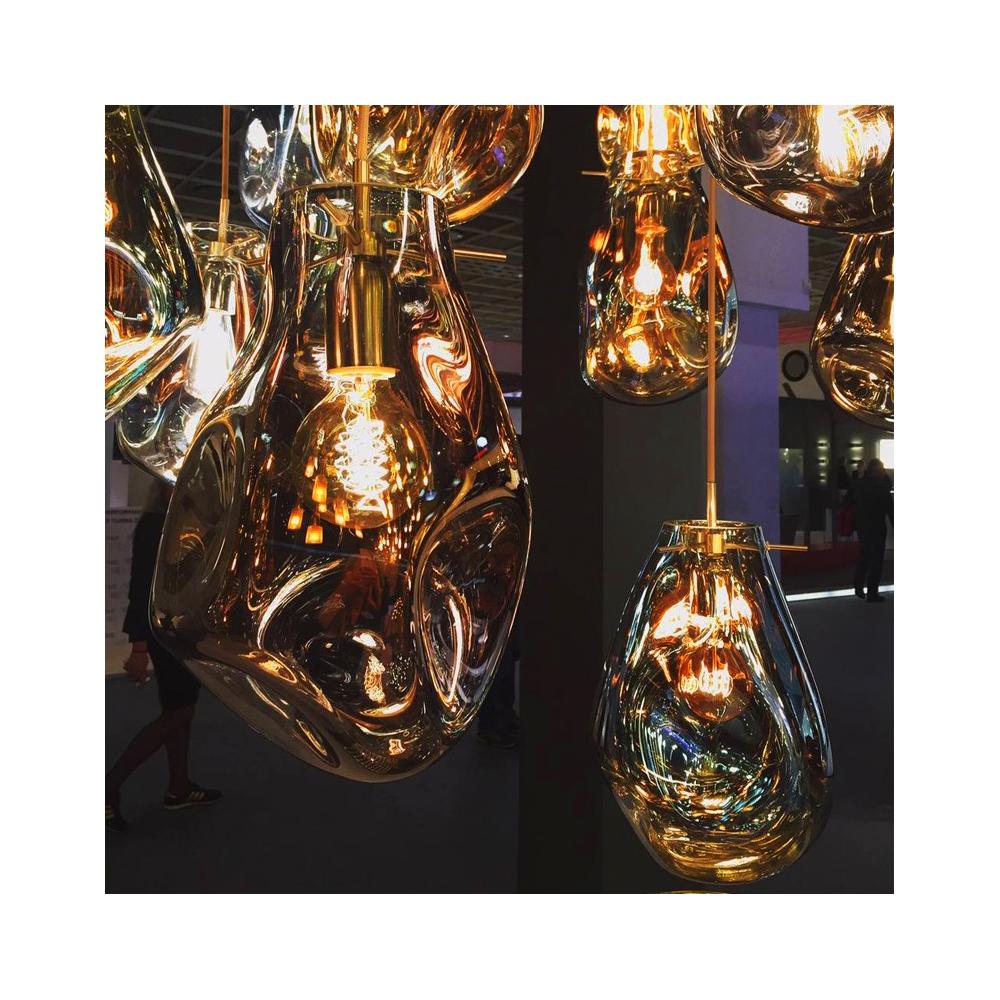 Hängelampe Glas  APP328-1CP Amber