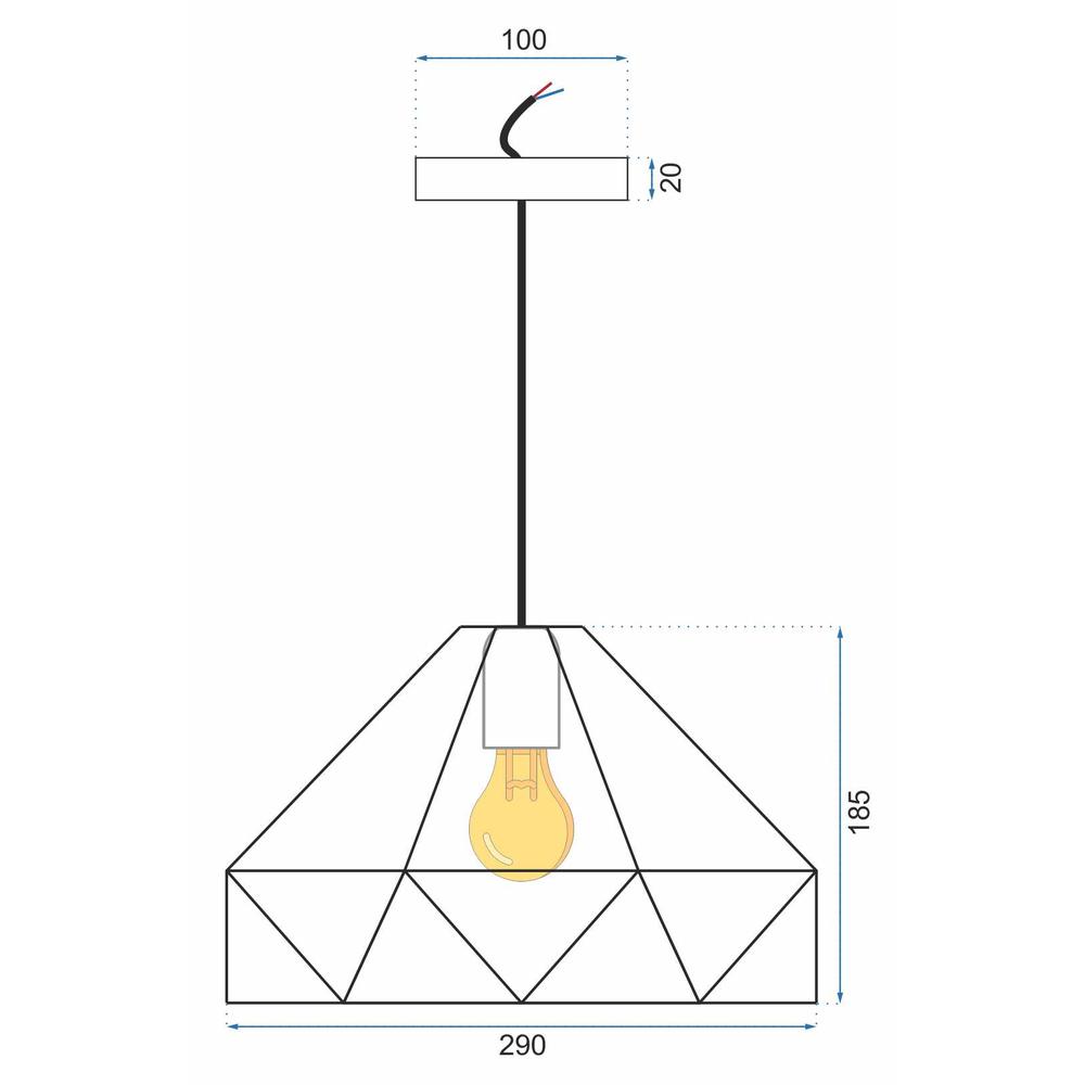 Hängelampe  APP236-1CP