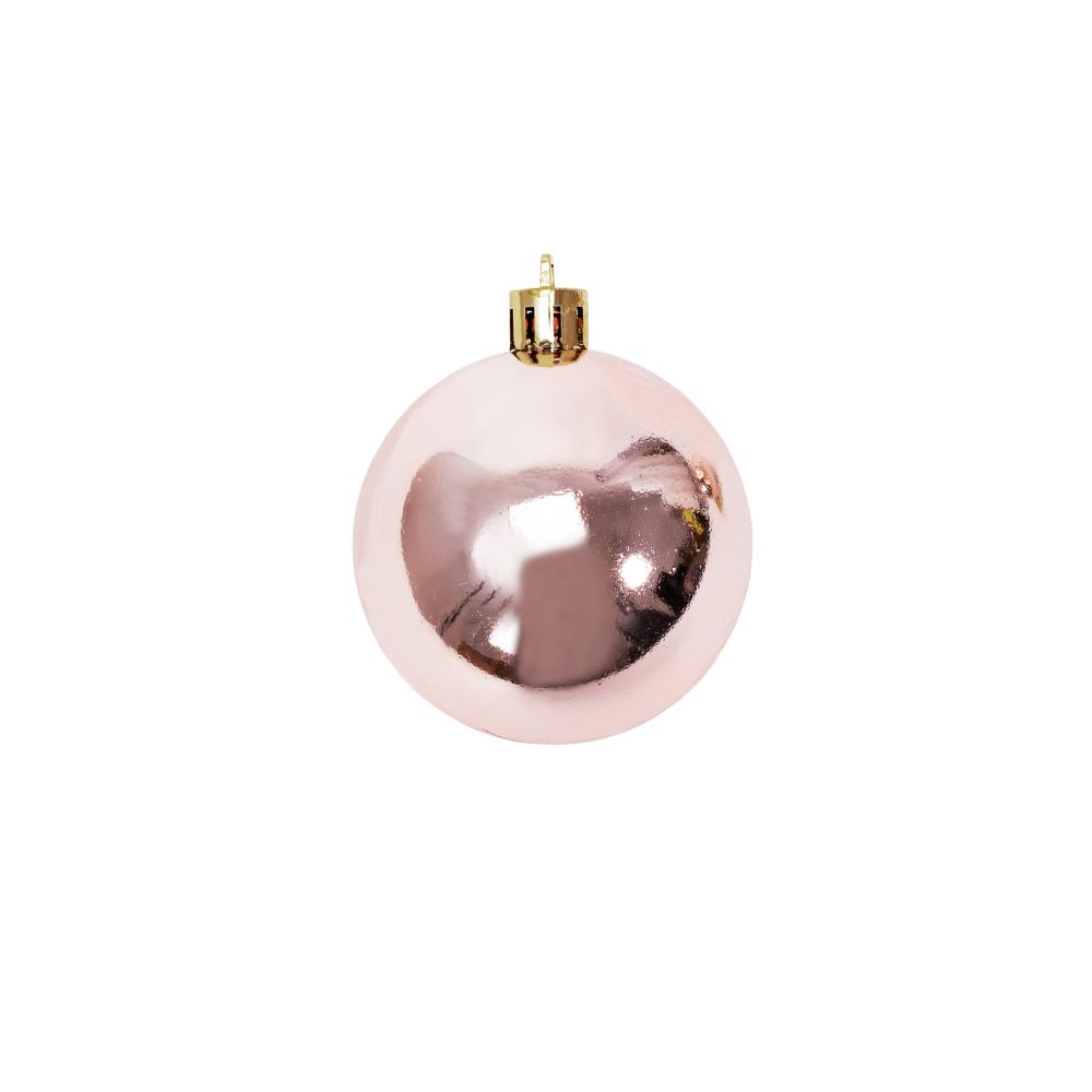 BOMBKI CHOINKOWE RÓŻOWO-ZŁOTE 36SZT 311433B