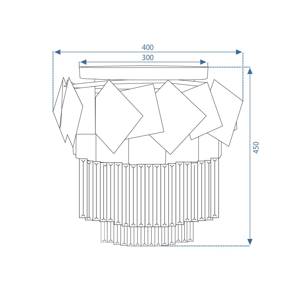 Lampe APP1309-C GOLD