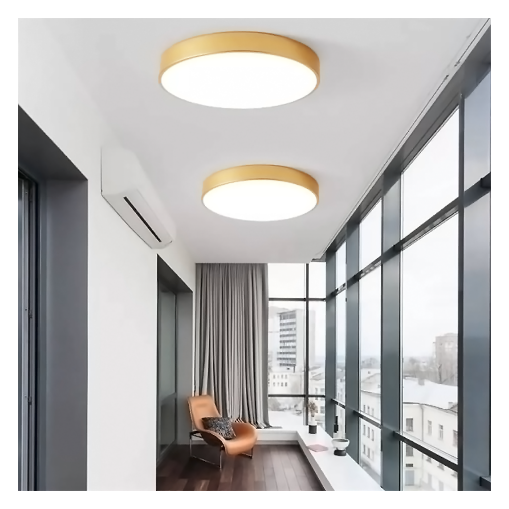 Lampa Plafon Classic APP873-C  40 cm Złota