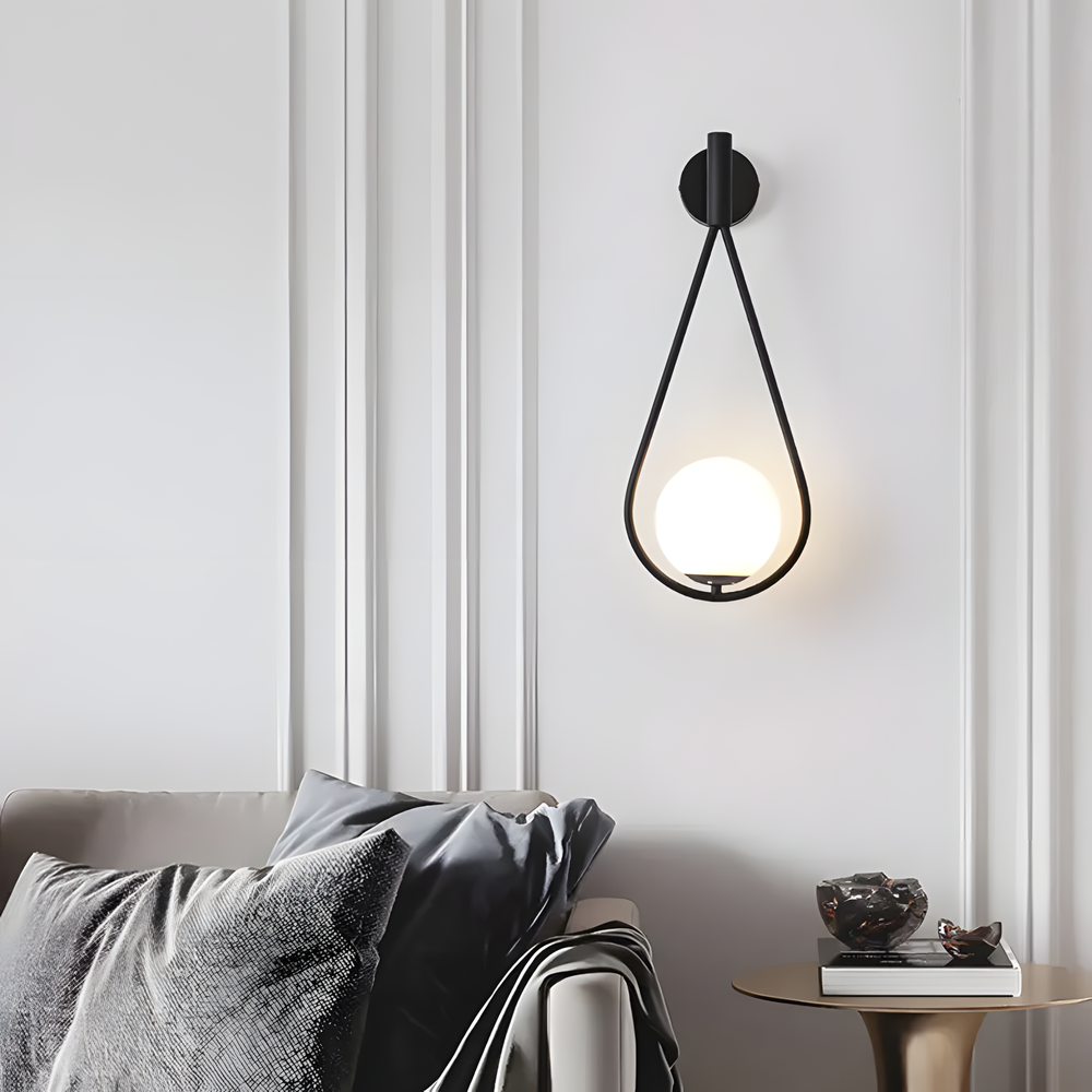 Wandlampe G093-1W Black White