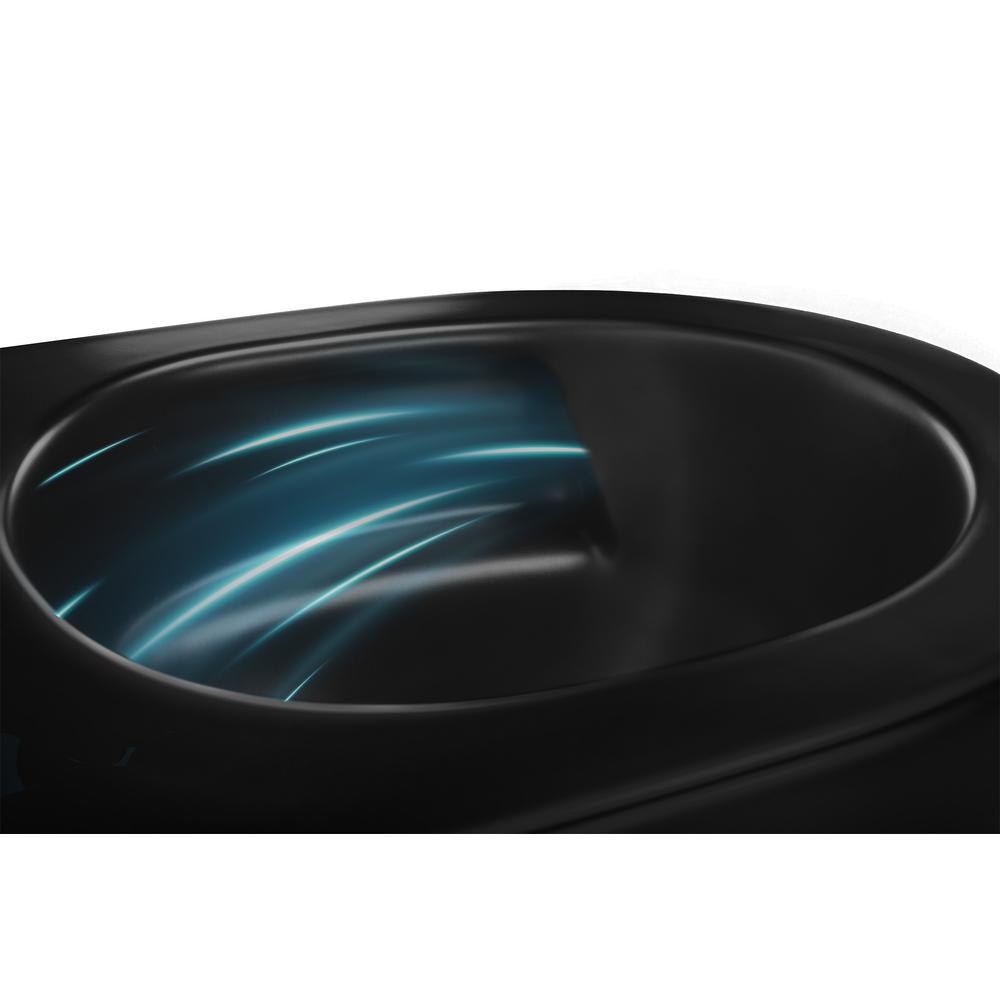 Misa WC podwieszana Rea Carlo Mini Tornado NF CZARNA MATOWA