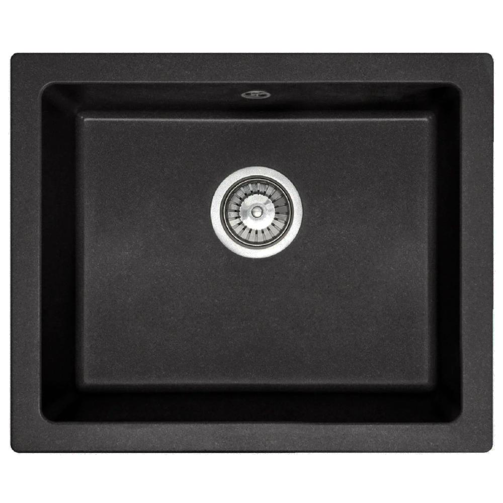 Nels granīta izlietne melna