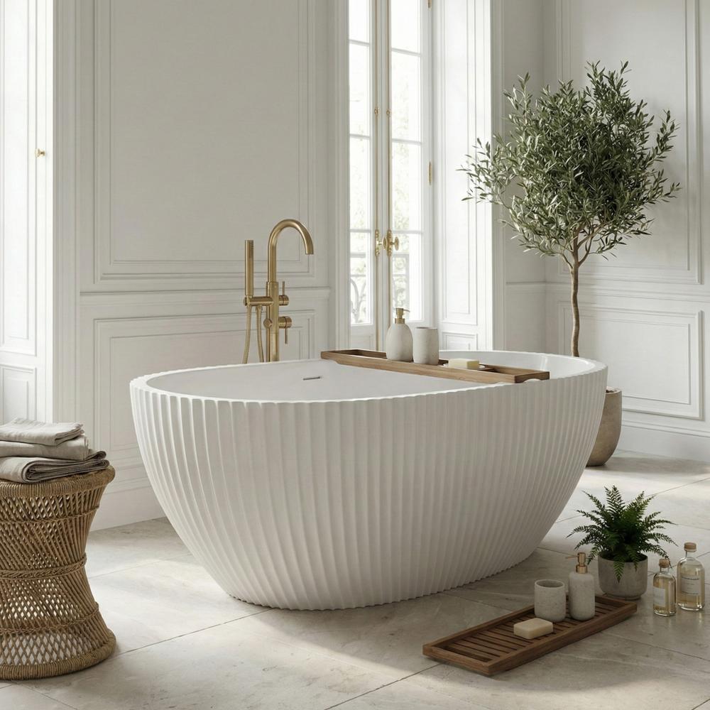 Ελεύθερα τοποθετημένη ακρυλική μπανιέρα Carmen 170