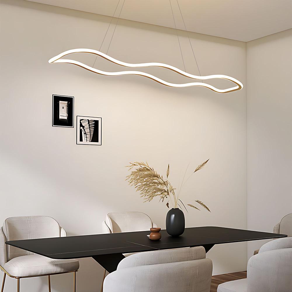 LED-DECKENHÄNGELAMPE LHJ027-CP 120cm Gold