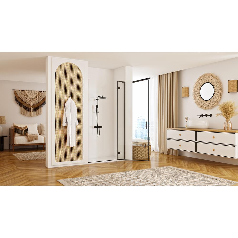 Sprchové dvere Rea Hugo 90 Black