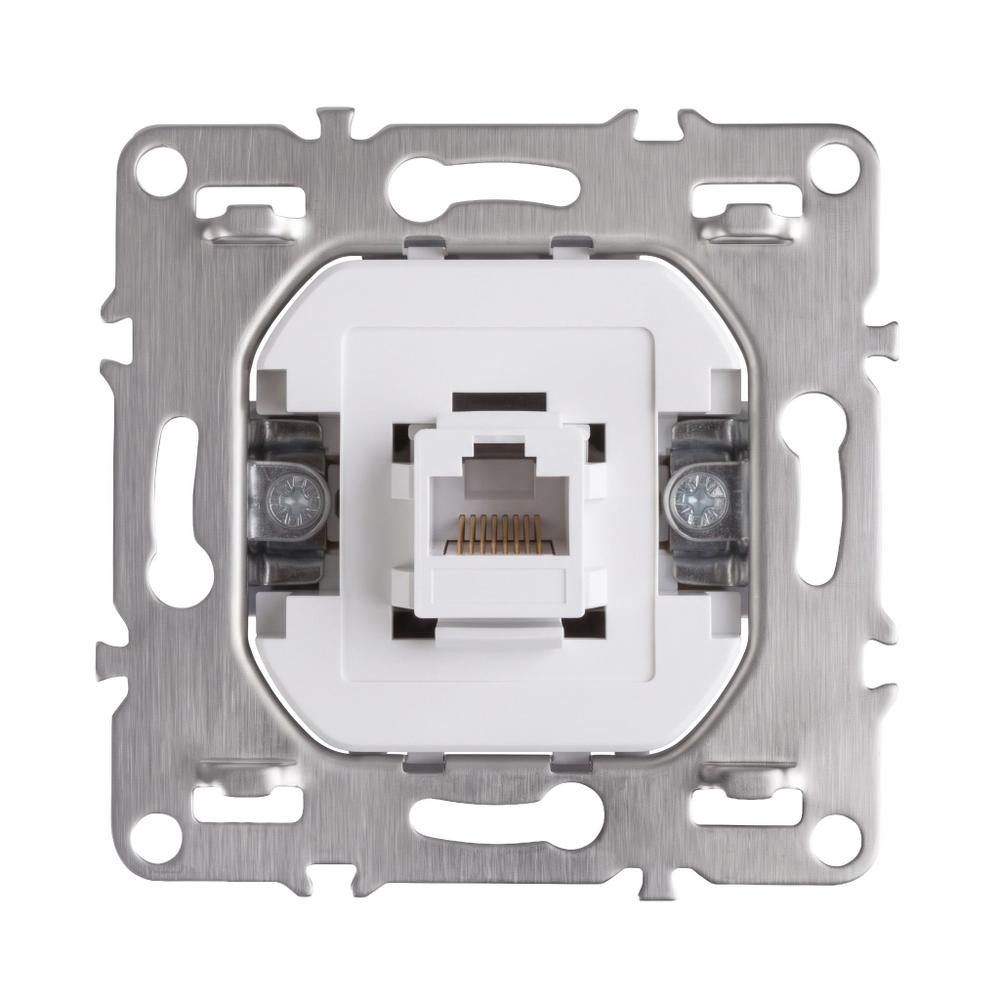 Gniazdo RJ45 z ramką OSTE JNH010-S Szare