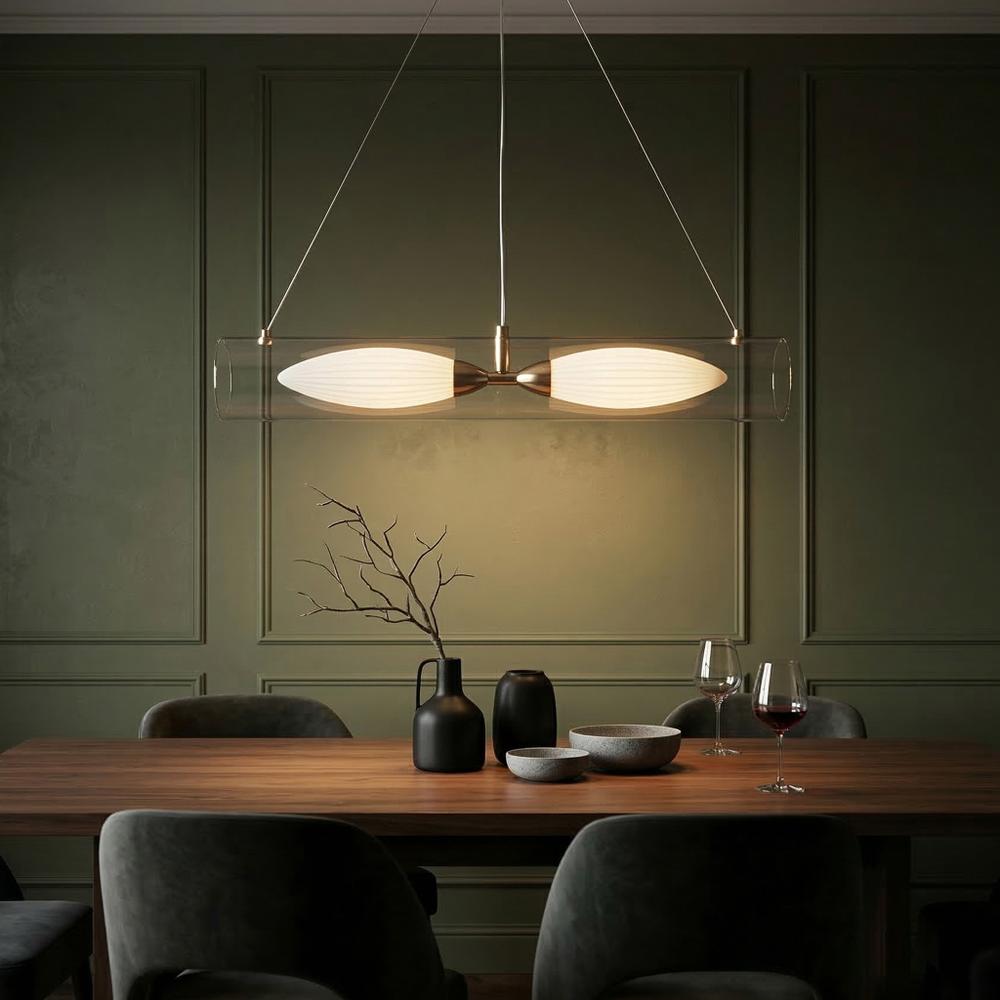 LAMPA SUFITOWA WISZĄCA G152-2CP ZŁOTA