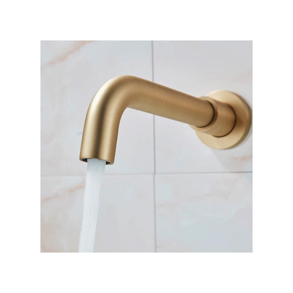 Podomítková umyvadlová baterie REA LUNGO Gold Brush + BOX