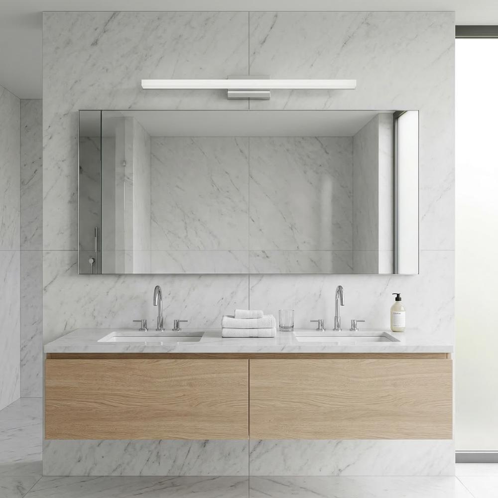 ΦΩΤΙΣΤΙΚΟ ΤΟΙΧΟΥ ΜΠΑΝΙΟΥ LED 80CM APP1847-1W CHROM