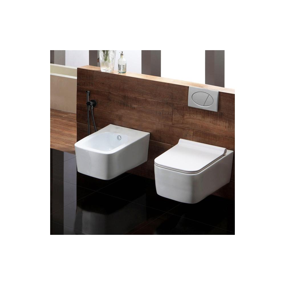 Смеситель для биде Rea Lungo  Loop Black