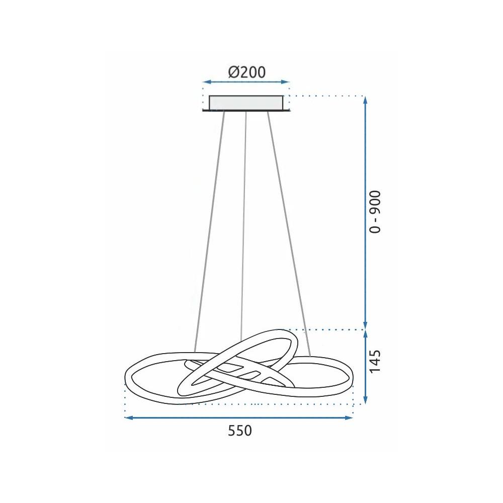 Lampe APP395-CP black