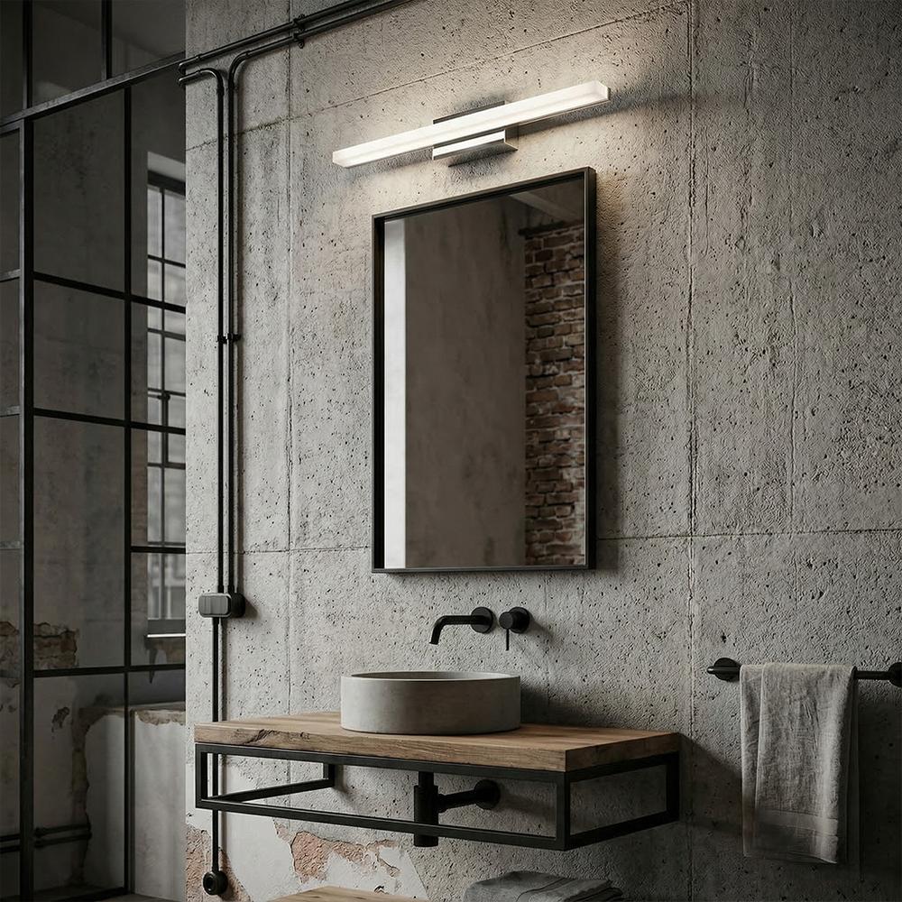 ΦΩΤΙΣΤΙΚΟ ΤΟΙΧΟΥ ΜΠΑΝΙΟΥ LED 60CM APP1846-1W CHROM