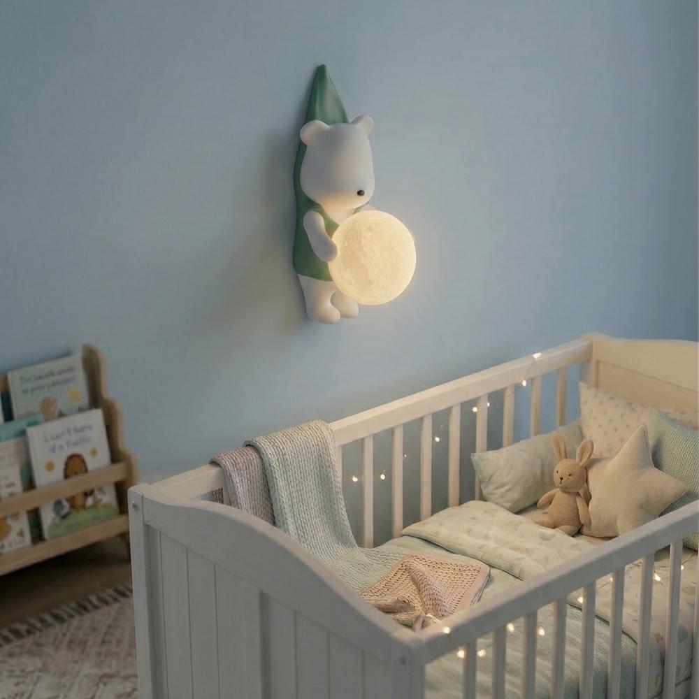 KINKIET ŚCIENNY MIŚ W KOSZULCE G169-1W NIEBIESKI