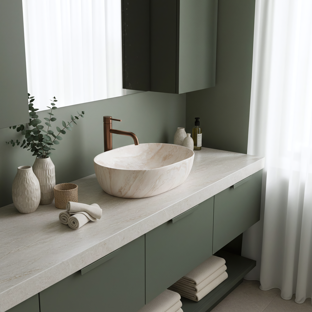 Умивальник на стільницю Rea Amelia Kallisto 48