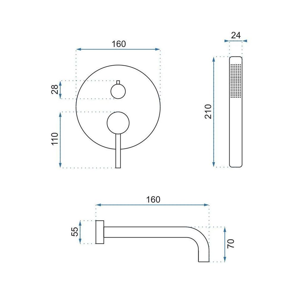 Rea Lungo piilokylpyammehana, Titan + Box