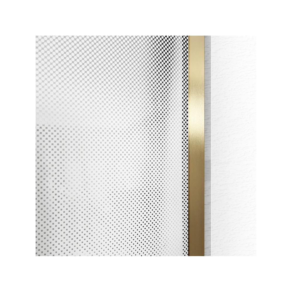 Tuš zaslon Rea Aero Ombre Gold Brush/White 90