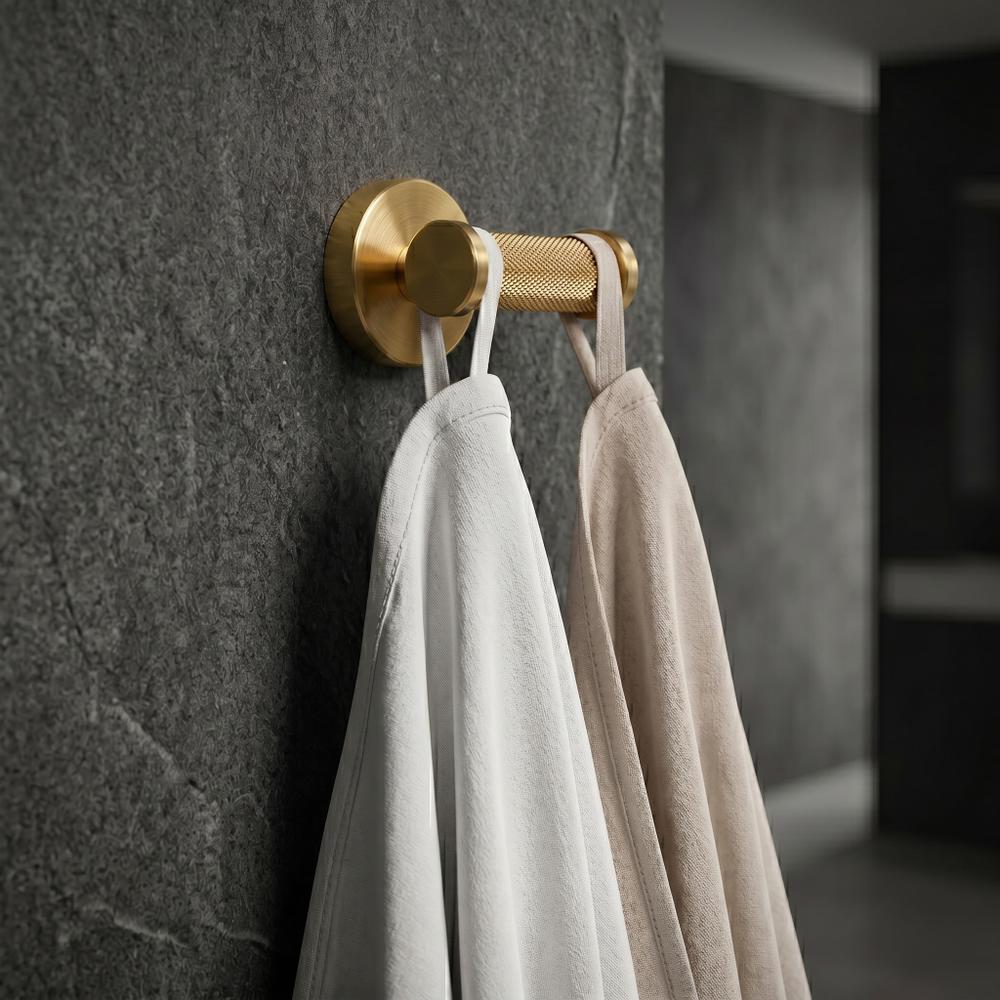 Cuier dublu 6612 Modern Gold Brush