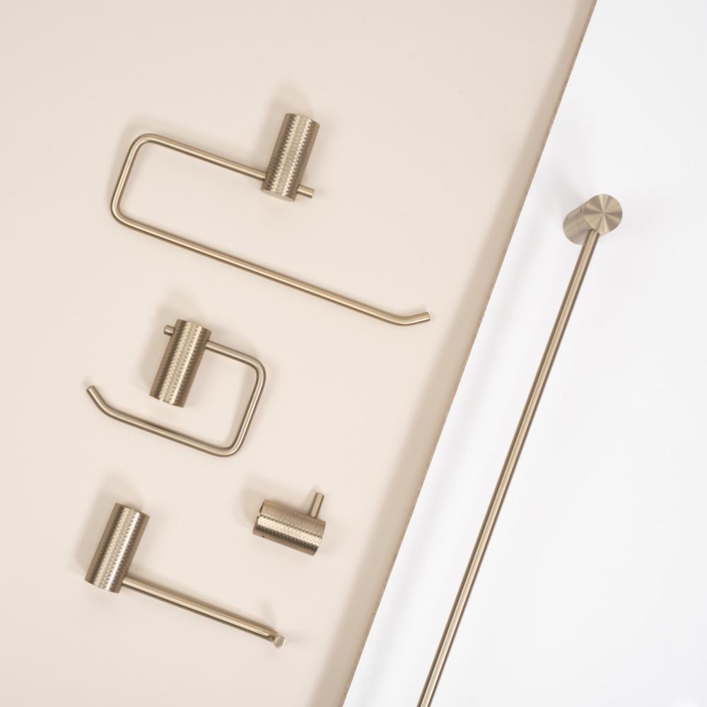 Toilet paper holder 9711 Prism Brush Gold