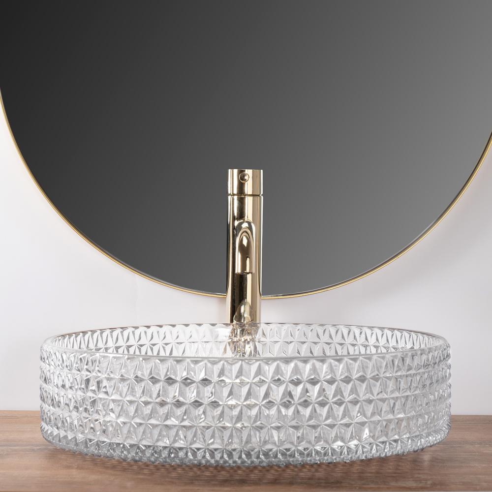 Nadgradni umivaonik Rea Cristal Transparent 39