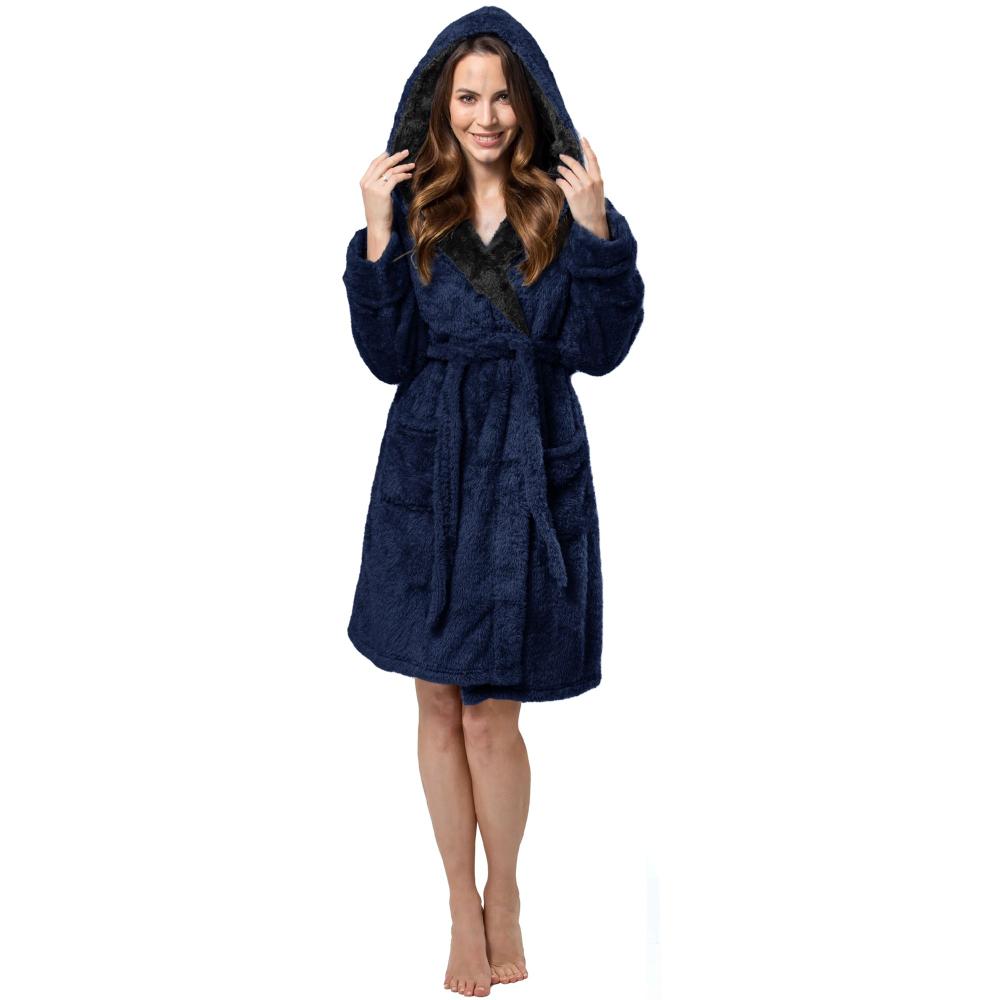 Bathrobe Jordan Navy Black women L