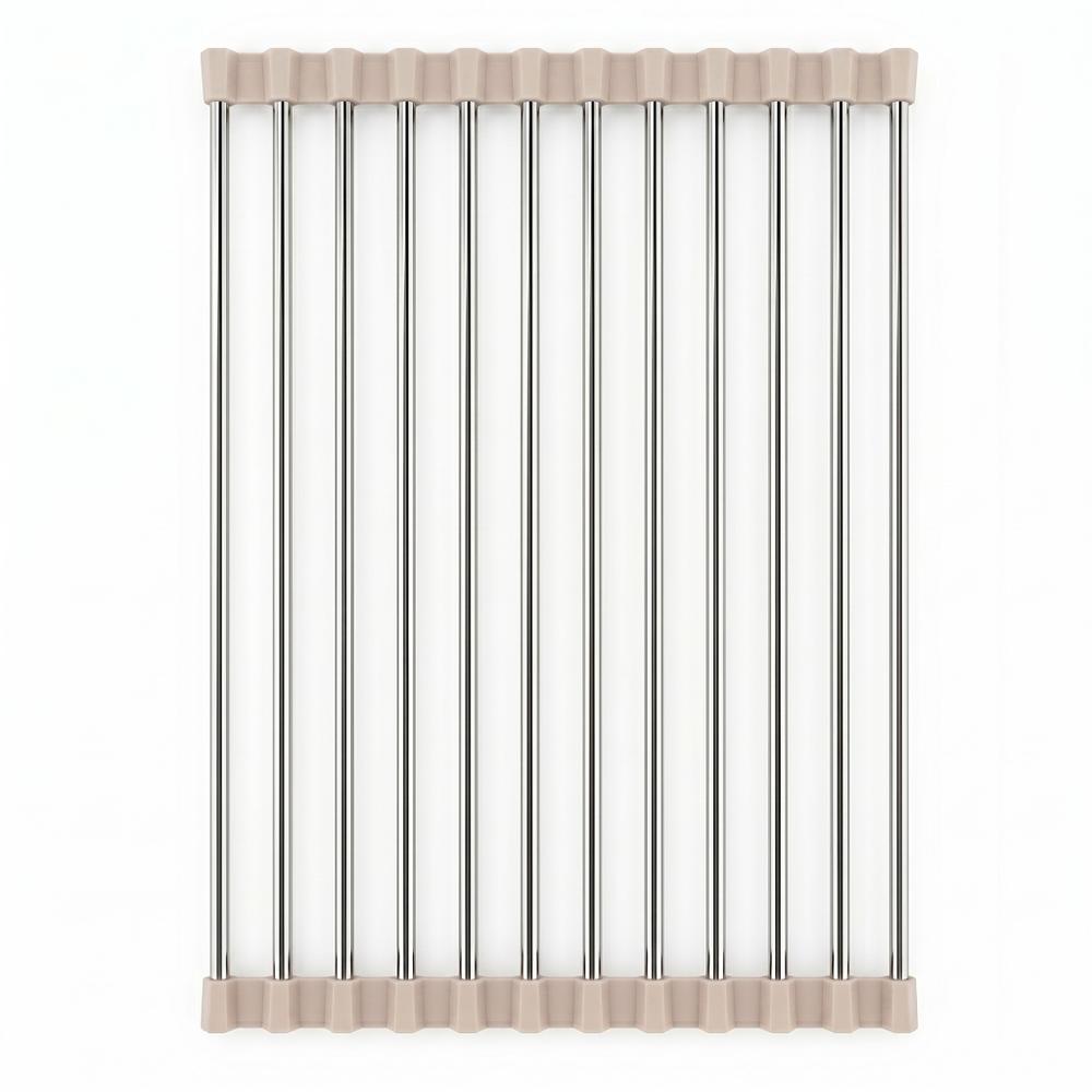 Rolovací odkapávač na dřez REA P12298B Beige