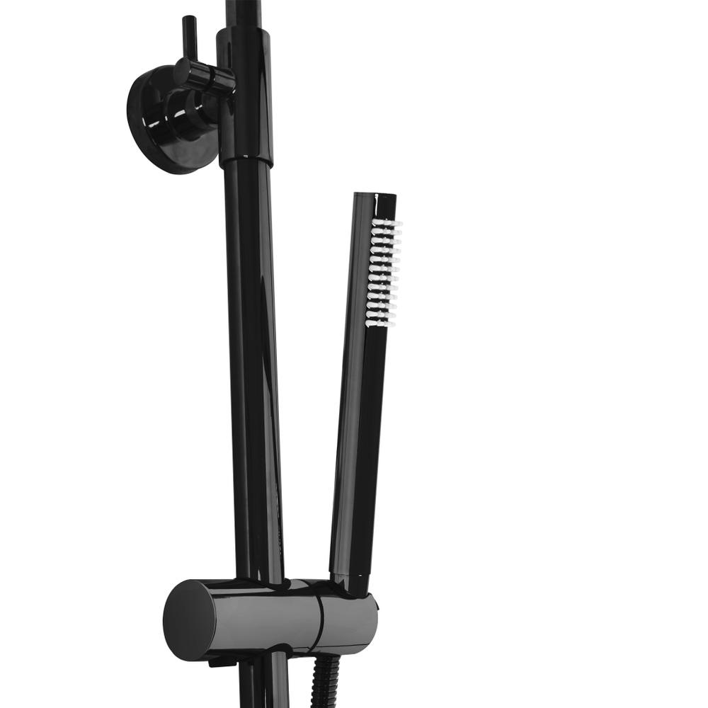 Rea Lungo melns metālisks dušas komplekts ar termostatu
