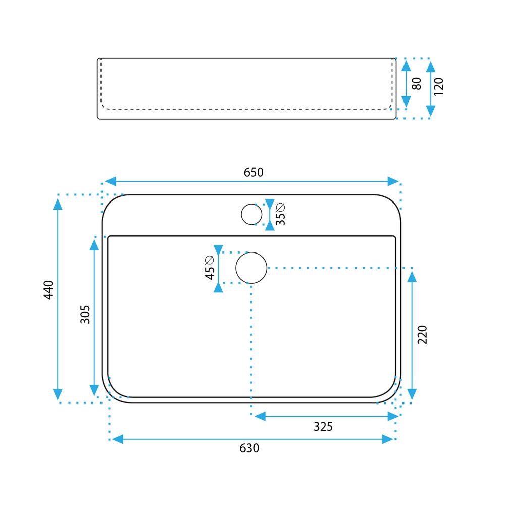 Умивалник за плот Rea Verona