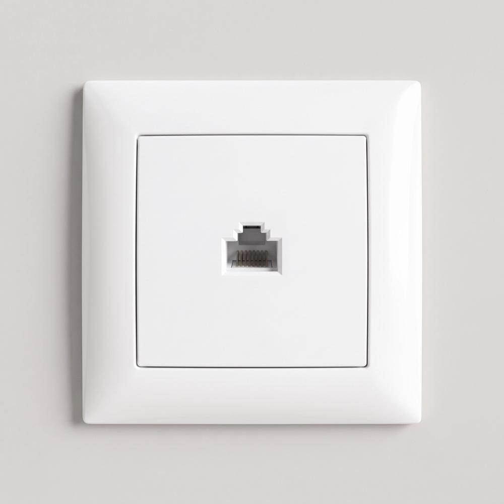 Gniazdo RJ45 OSTE JNH010-S Białe