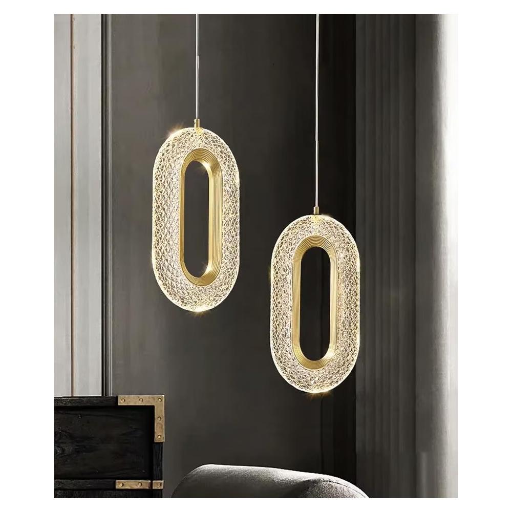 Kristall-Hängelampe G113-1CP GOLD