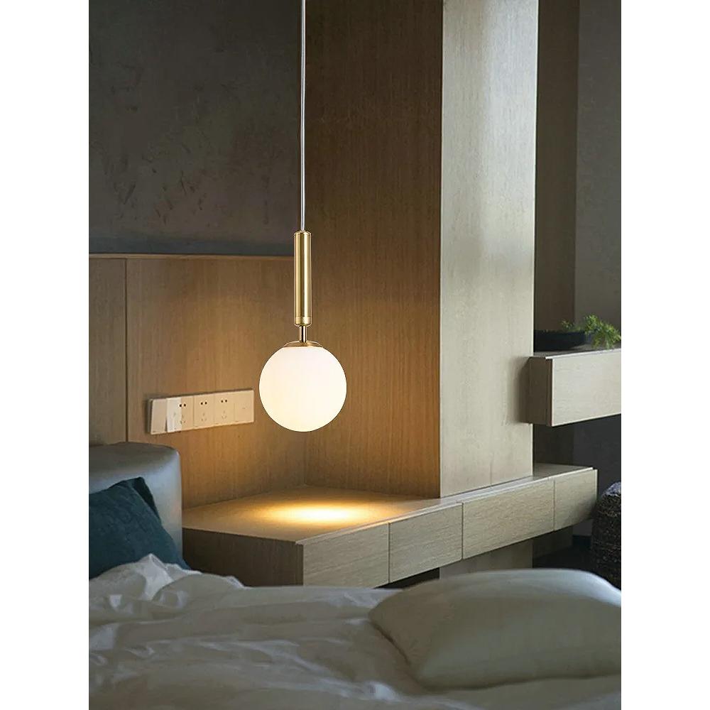 GLASKUGEL HÄNGELEUCHTE G108-1W GOLD E27