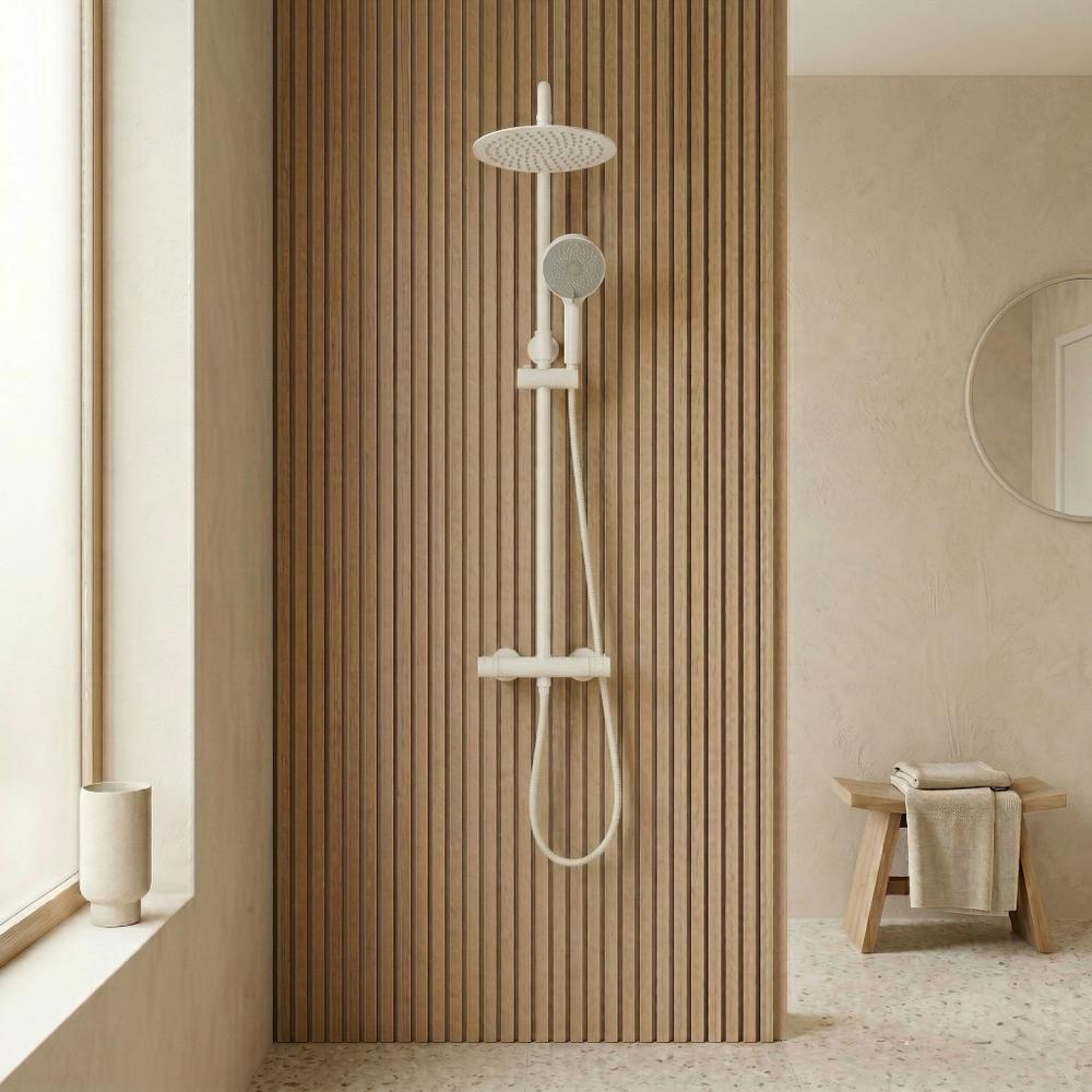 Sprchová súprava bez výtoku s termostatom Rea Lungo White