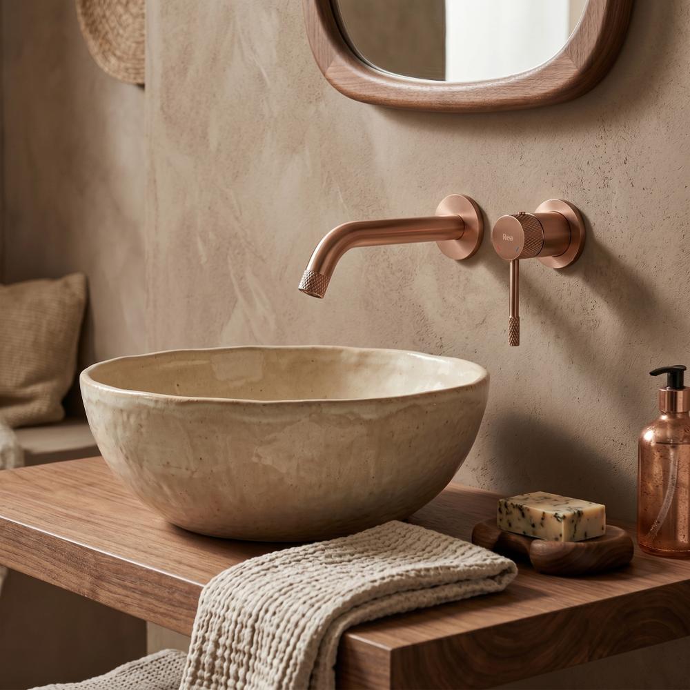 Смесител за вграждане REA Venti Brush Copper