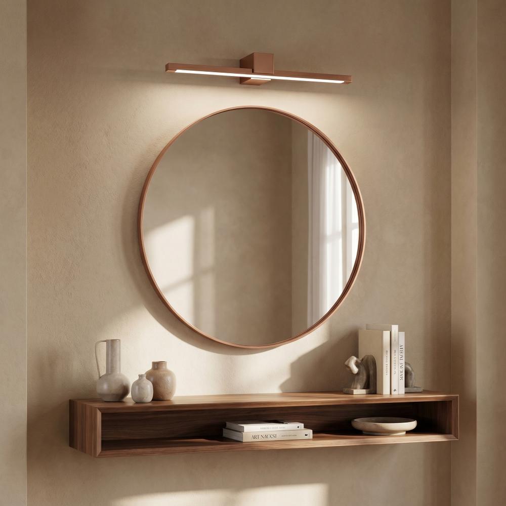 Kinkiet łazienkowy LED SWE053-1W 60 cm Miedź Szczotkowana