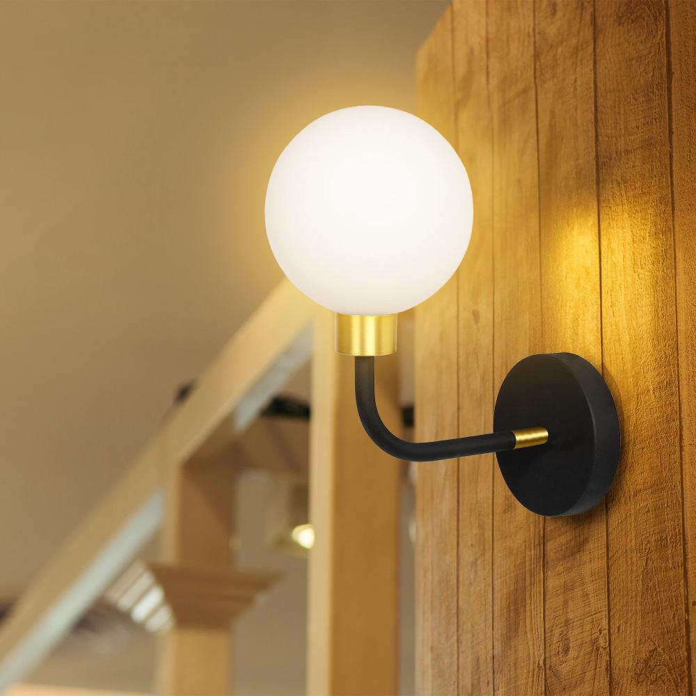 Wandlampe APP1301-1W Black Gold