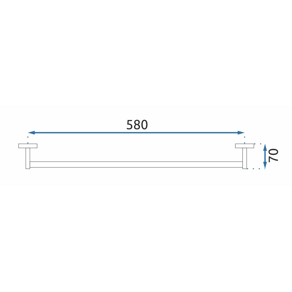 Portasciugamano da bagno BLACK MIST 01