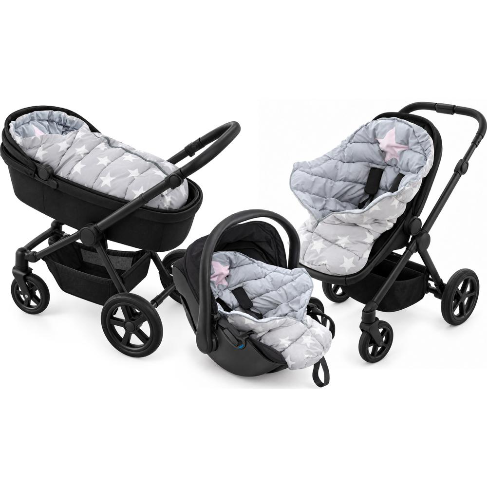 Śpiworek dziecięcy 4w1 Horse Grey-Purple