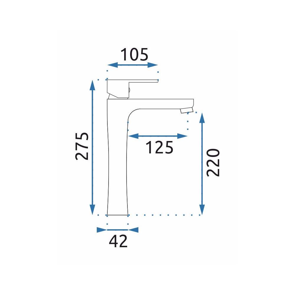 REA MILD pesuallashana Black Rose Gold Tall