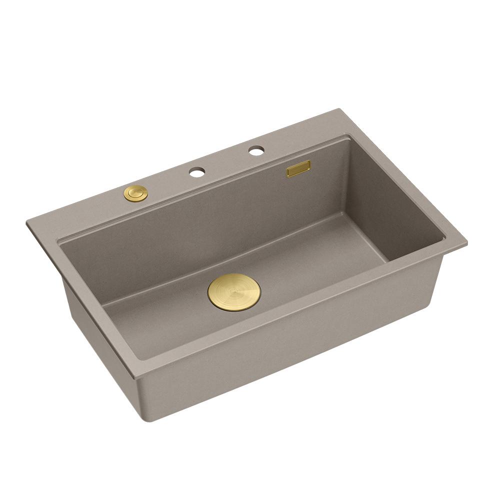 Granitspülbecken MARC 110 WORKSTATION Beige