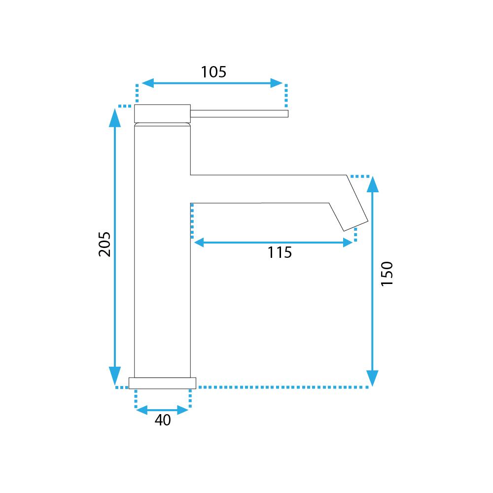 Змішувач Rea Foss Low