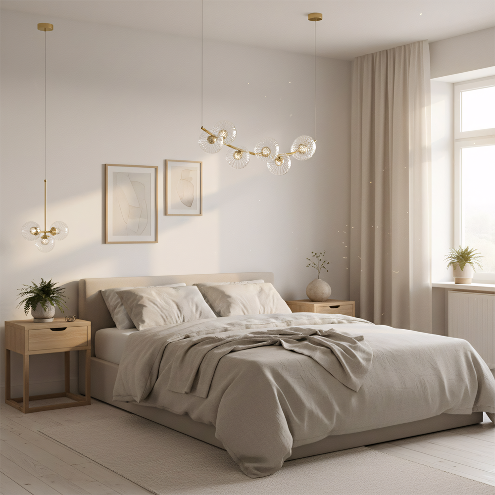 Deckenleuchte G133-6CP Gold