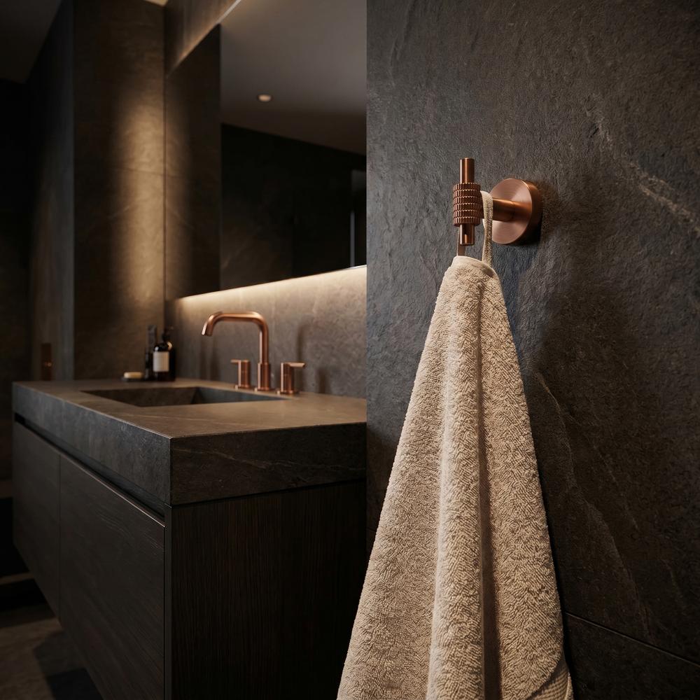 Vonios kabliukas 29104 Rivo Brush Copper