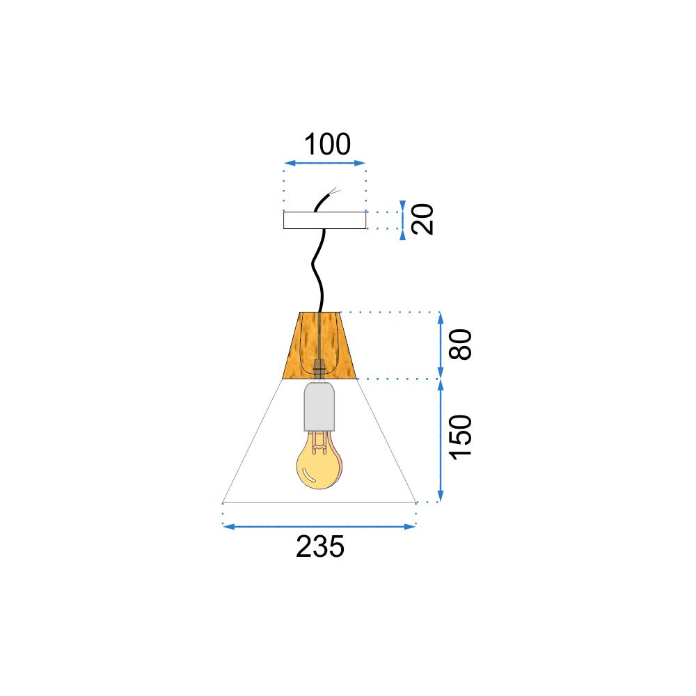 Hängelampe SCANDI C White