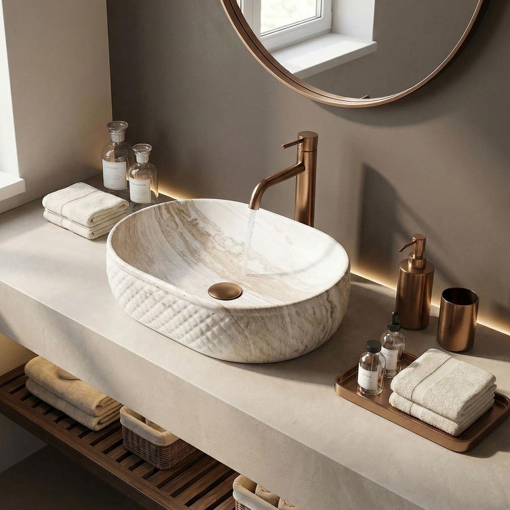 Umywalka nablatowa Rea Oktawia Saturn