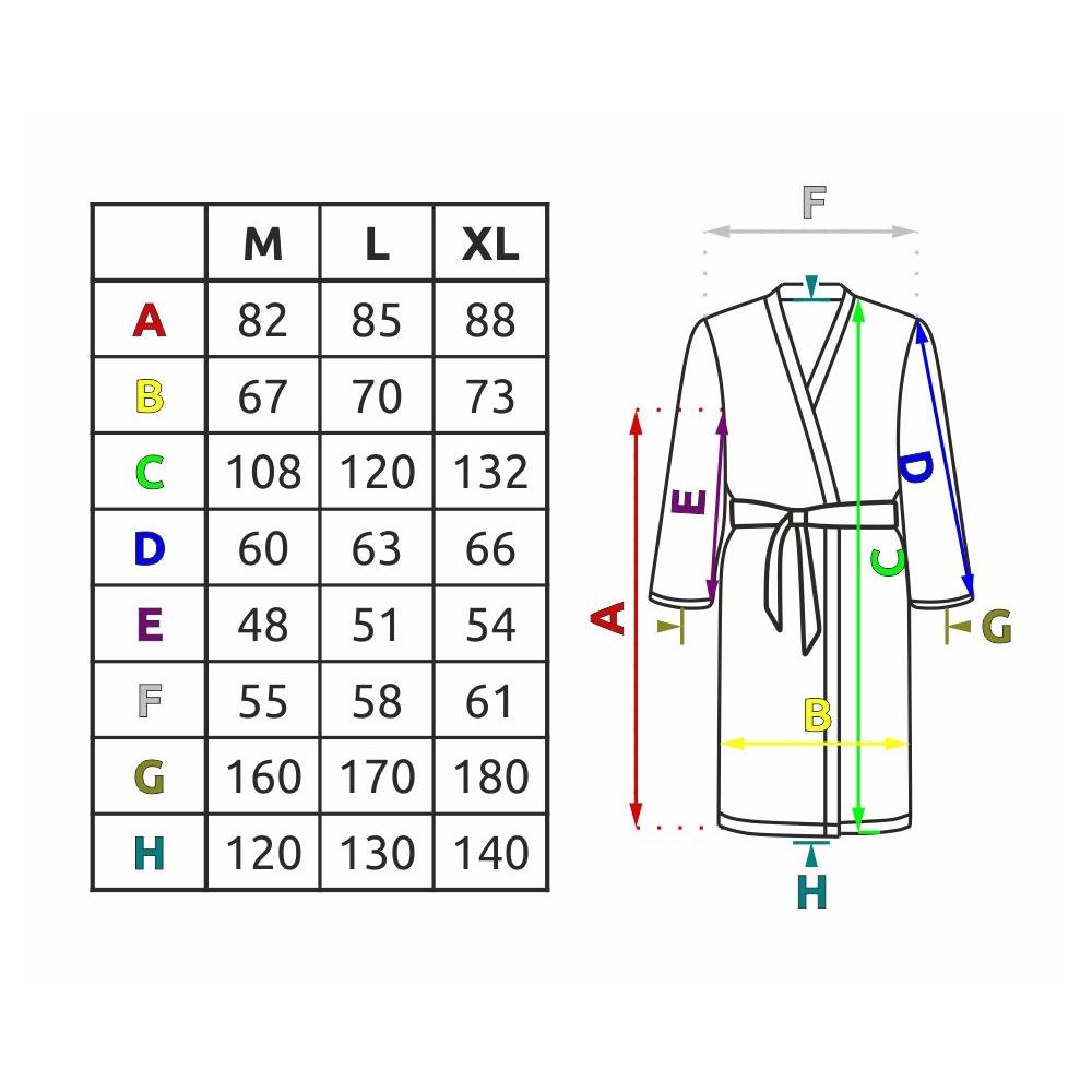 Bathrobe Roger Navy Red Men m