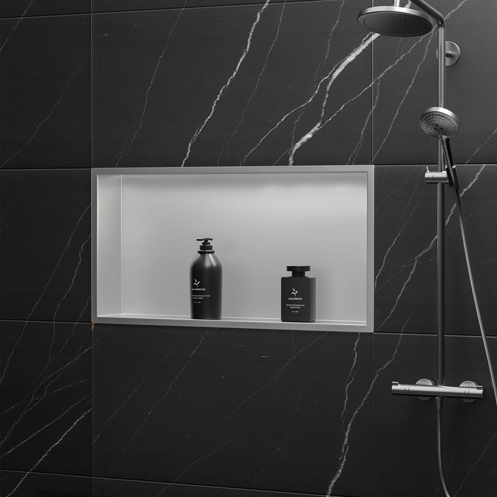 Niche de salle de bain 30x60 INOX Brush