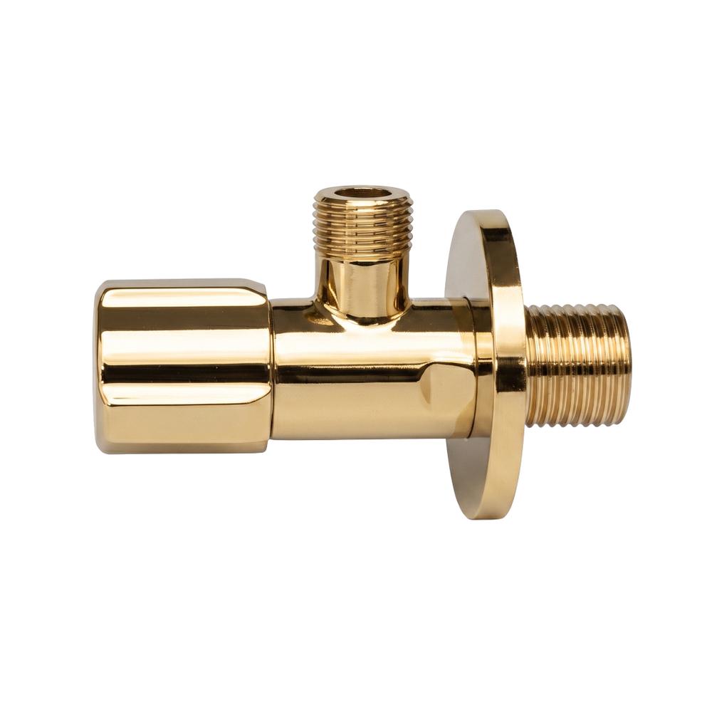Zawór kątowy 02 1/2" x 3/8" Złoty