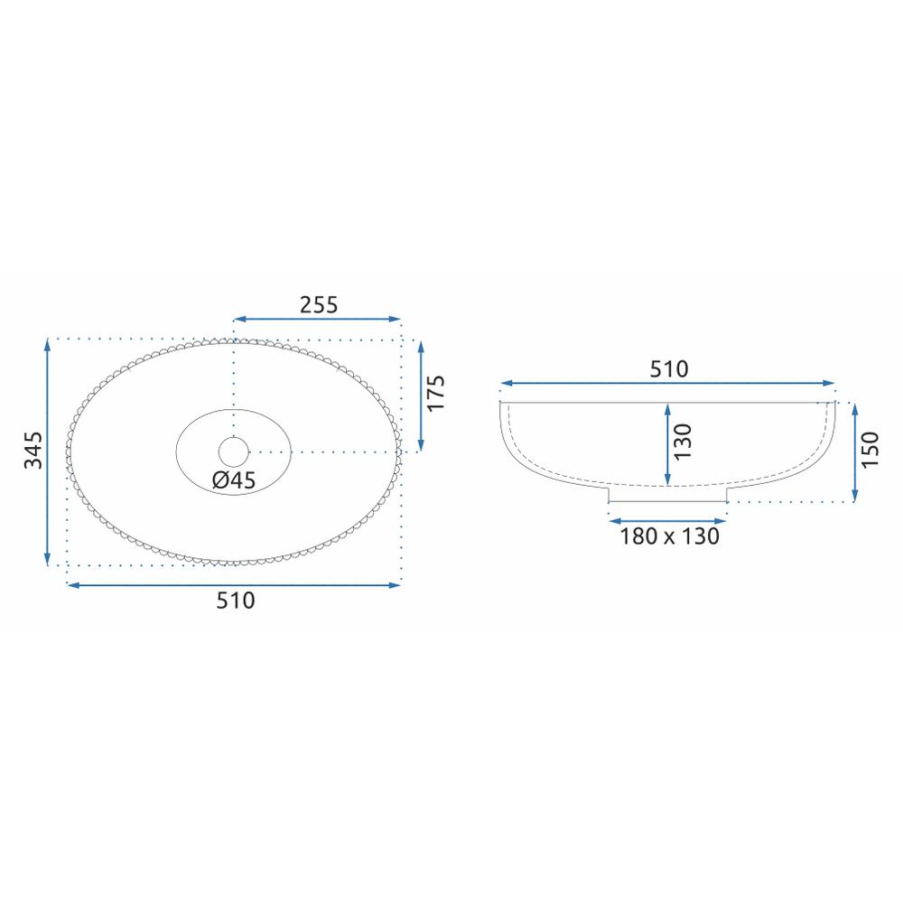 Jalustallinen pesuallas Rea Nicole Transparent